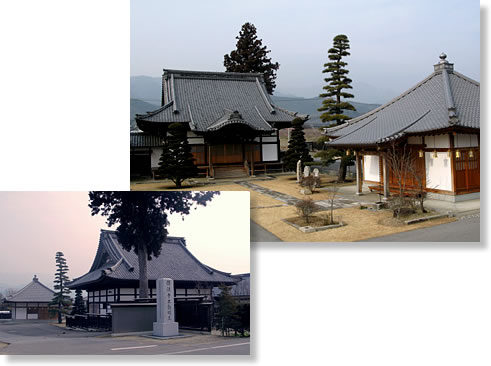 領法寺 本堂・護摩堂(高森町)